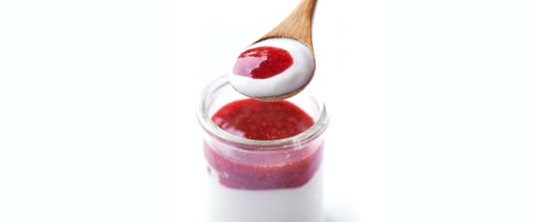 Iogurt amb melmelada Foto del plat