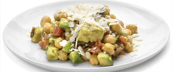 Amanida de cigrons Foto del plat