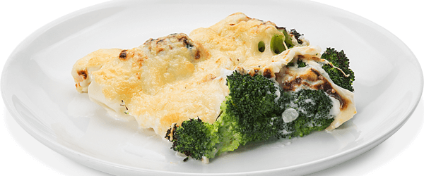 Bròquil i patates amb beixamel Foto del plat