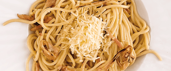 Espaguetis a la carbonara Foto del plat