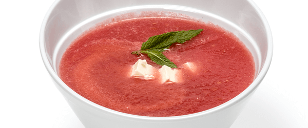 Gaspatxo de síndria i tomàquet Foto del plat
