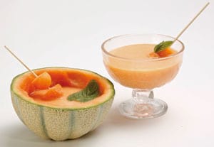 Sopa de meló Foto del plat